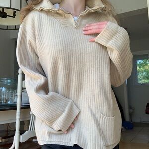 Esprit Cream Knit Sweater